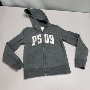 3/$15 Girls PS from Aeropostale gray full zip hoodie youth size small 8